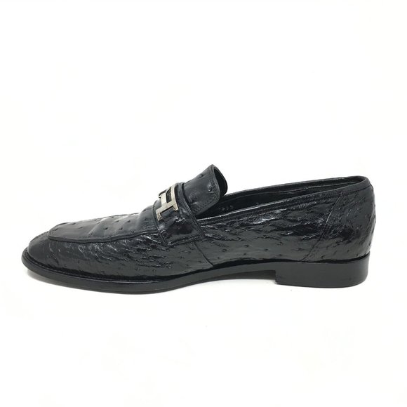 Fennix Horsebit Loafers Size 9.5 Full Ostrich main image 8